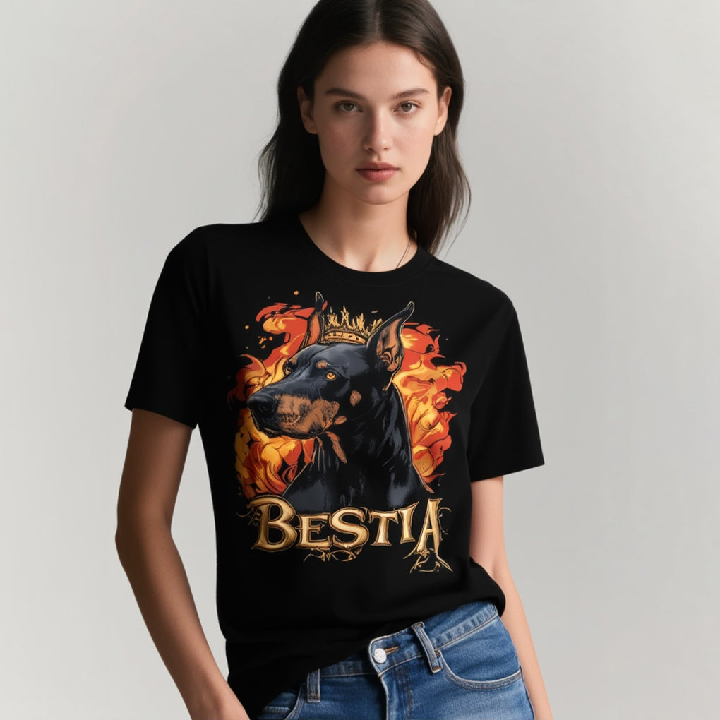 Dobermann T-shirt Black - Tampa Home & Garden Store