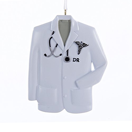 Doctor White Coat  Personalizeable Ornament - Tampa Home & Garden Store