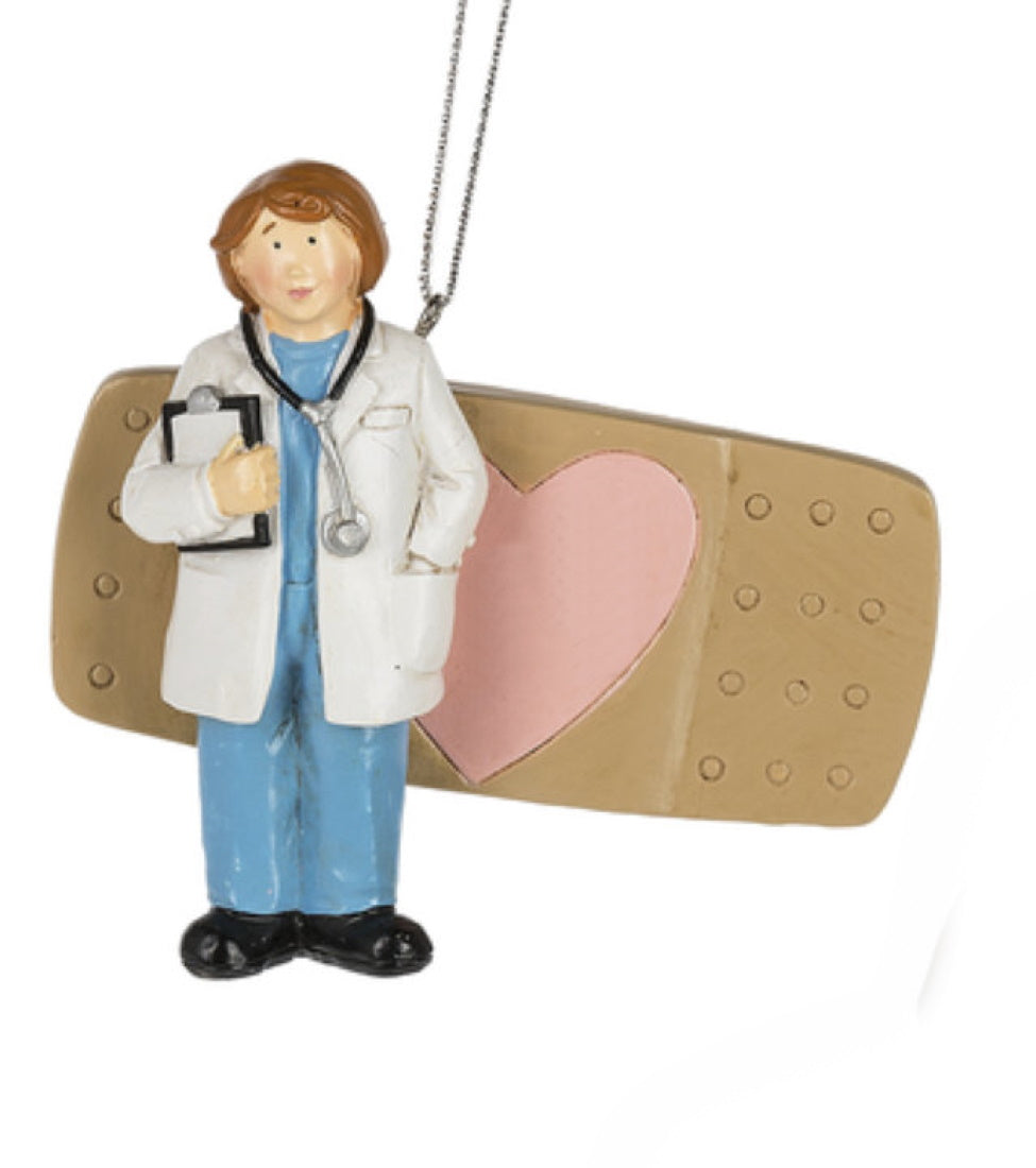 Doctor with Chart Ornament - Tampa Home & Garden Store