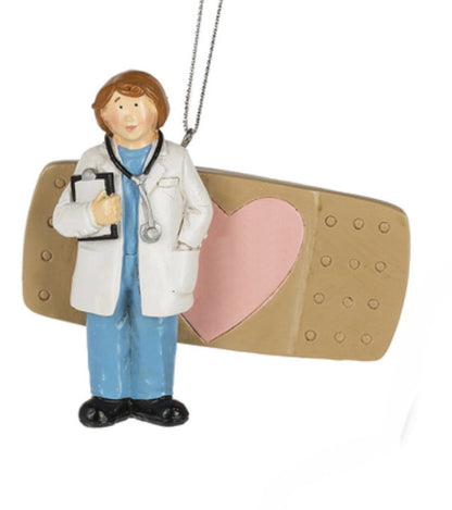Doctor with Chart Ornament - Tampa Home & Garden Store