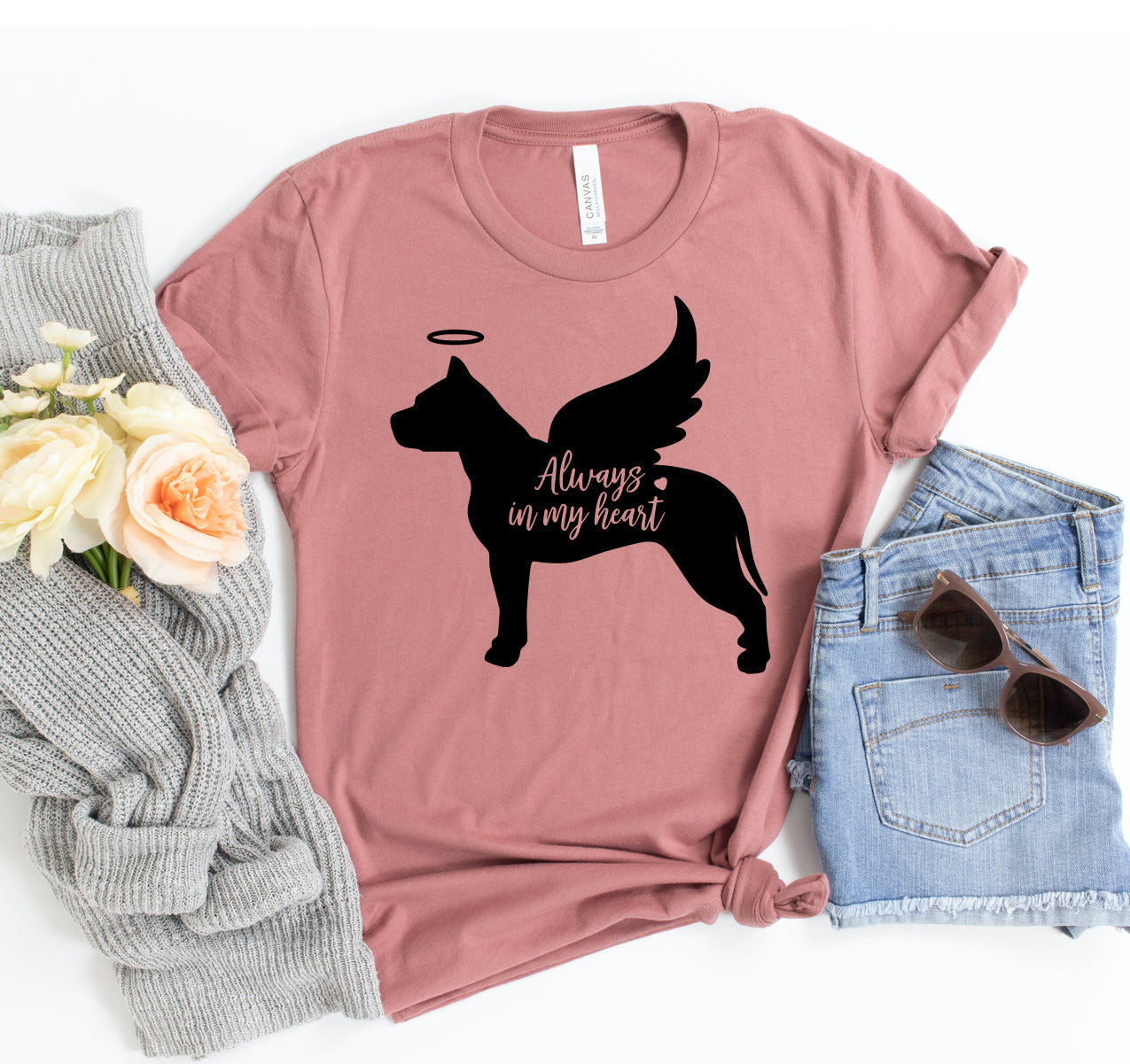 Dog Always in My Heart T-shirt - Tampa Home & Garden Store