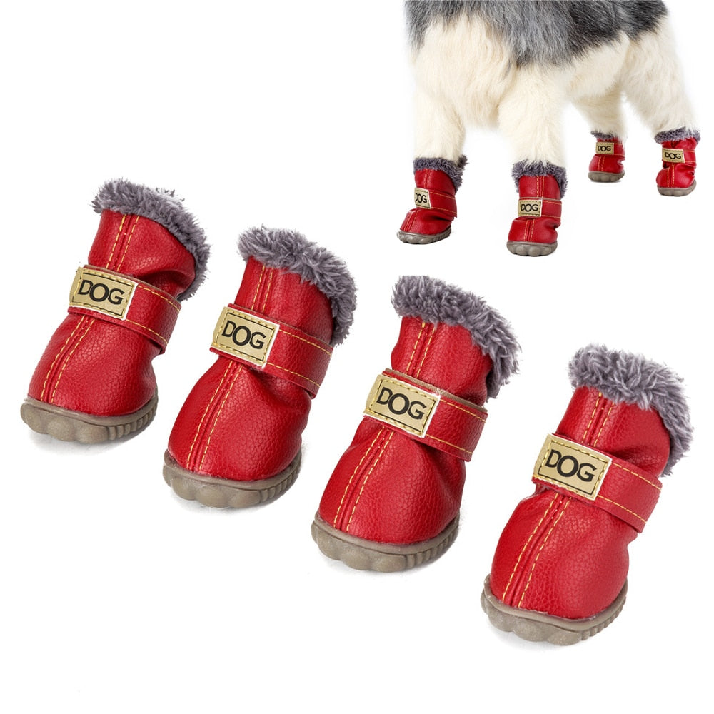 Dog Australia Waterproof Fleece-Lined Warm Dog Snow Boots - Tampa Home & Garden Store