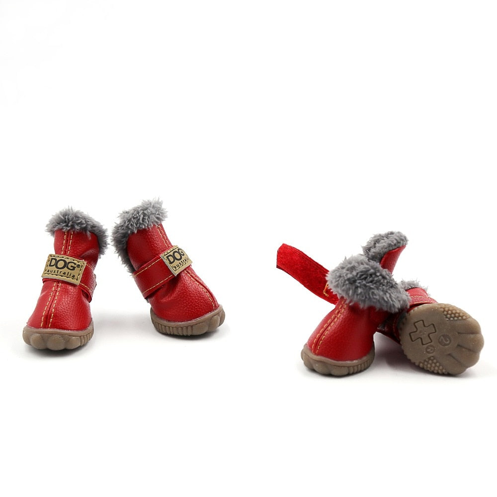 Dog Australia Waterproof Fleece-Lined Warm Dog Snow Boots - Tampa Home & Garden Store