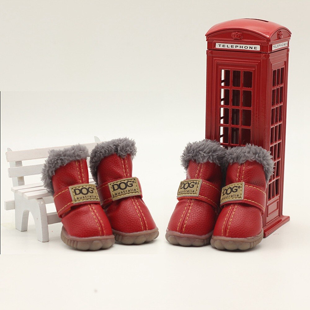 Dog Australia Waterproof Fleece-Lined Warm Dog Snow Boots - Tampa Home & Garden Store