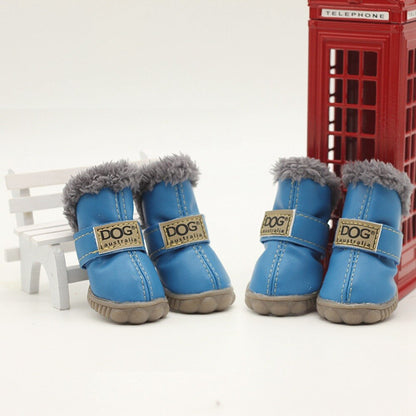 Dog Australia Waterproof Fleece-Lined Warm Dog Snow Boots - Tampa Home & Garden Store