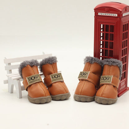 Dog Australia Waterproof Fleece-Lined Warm Dog Snow Boots - Tampa Home & Garden Store