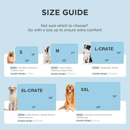 Dog Cooling Mat – Washable Summer Crate Pad for Large Dogs (Up to 50 lbs), Non-Slip, Portable, QMAX>0.5 Cooling Tech - Tampa Home & Garden Store