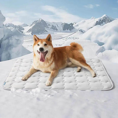 Dog Cooling Mat – Washable Summer Crate Pad for Large Dogs (Up to 50 lbs), Non-Slip, Portable, QMAX>0.5 Cooling Tech - Tampa Home & Garden Store