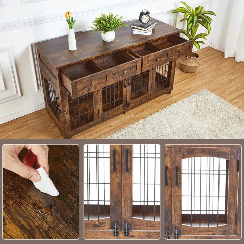 Dog Crate Furniture with Openable Partition - Tampa Home & Garden Store