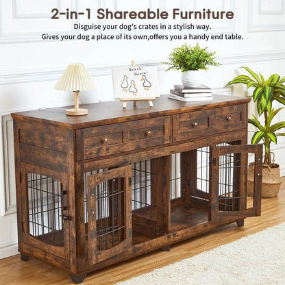 Dog Crate Furniture with Openable Partition - Tampa Home & Garden Store