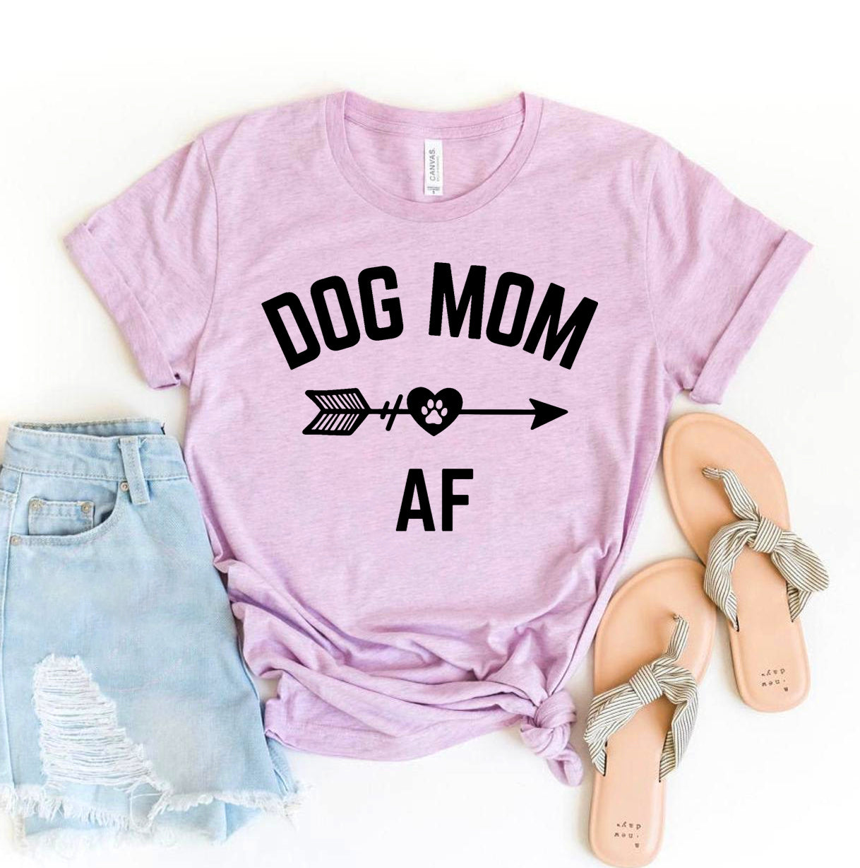 Dog Mom AF T-Shirt - Tampa Home & Garden Store
