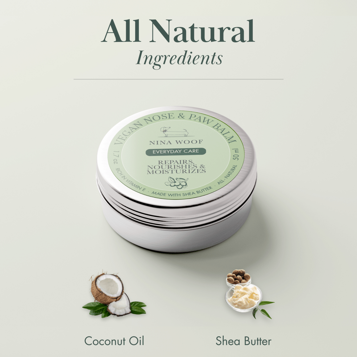 Dog Vegan Nose and Paw Balm - Tampa Home & Garden Store
