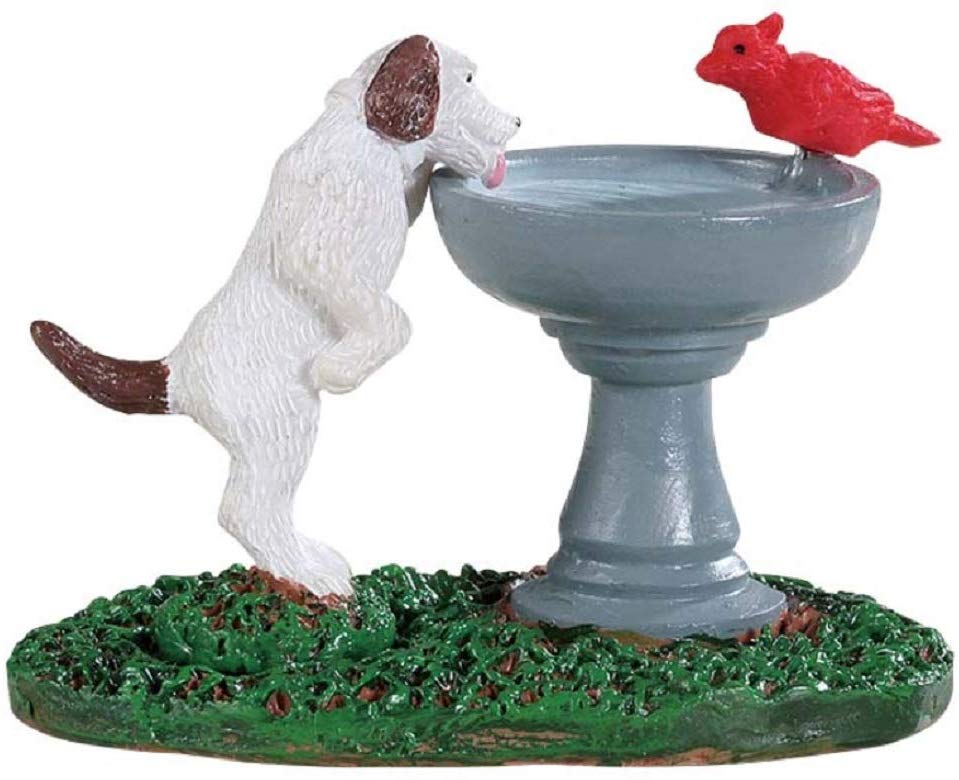 Dog at the Water Fountain - Tampa Home & Garden Store