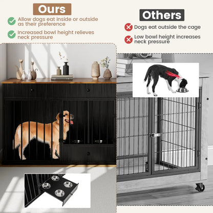 Dog Crate Furniture Indoor Modern Kennel