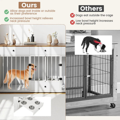 Dog Crate Furniture Indoor Modern Kennel
