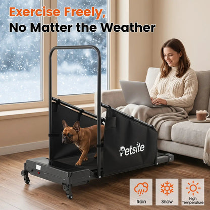 Dog Treadmill With Remote Control and LCD Display