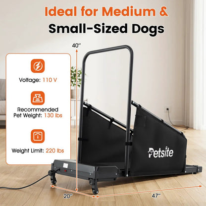 Dog Treadmill With Remote Control and LCD Display