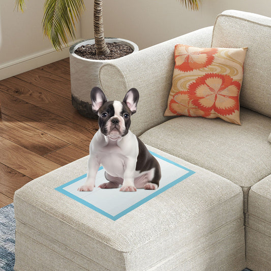 Dog and Puppy Pee Pads 18" x 13" (300 Counts) for Potty Training-Blue - Tampa Home & Garden Store