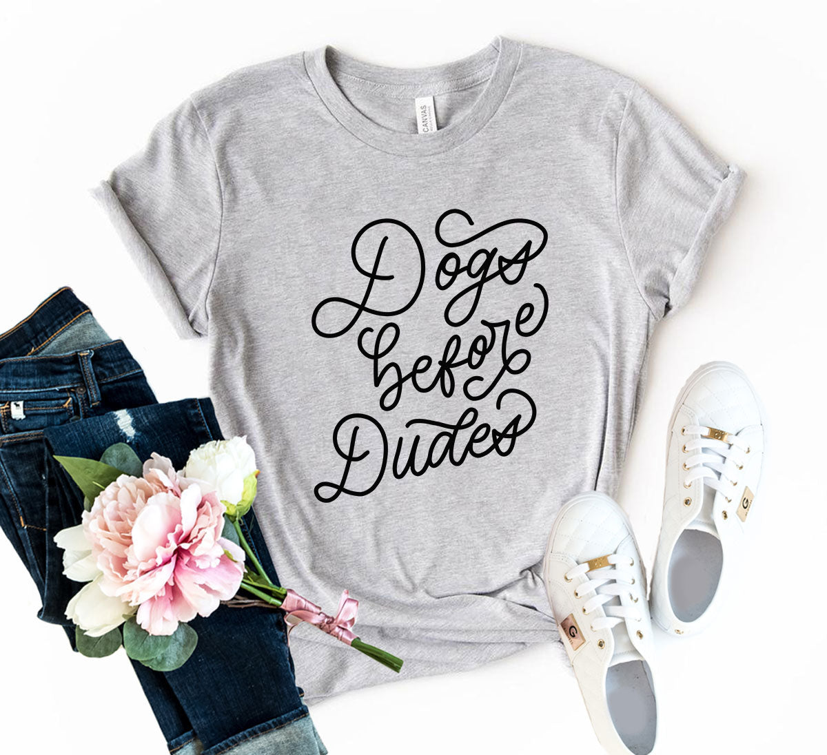 Dogs Before Dudes T-Shirt - Tampa Home & Garden Store