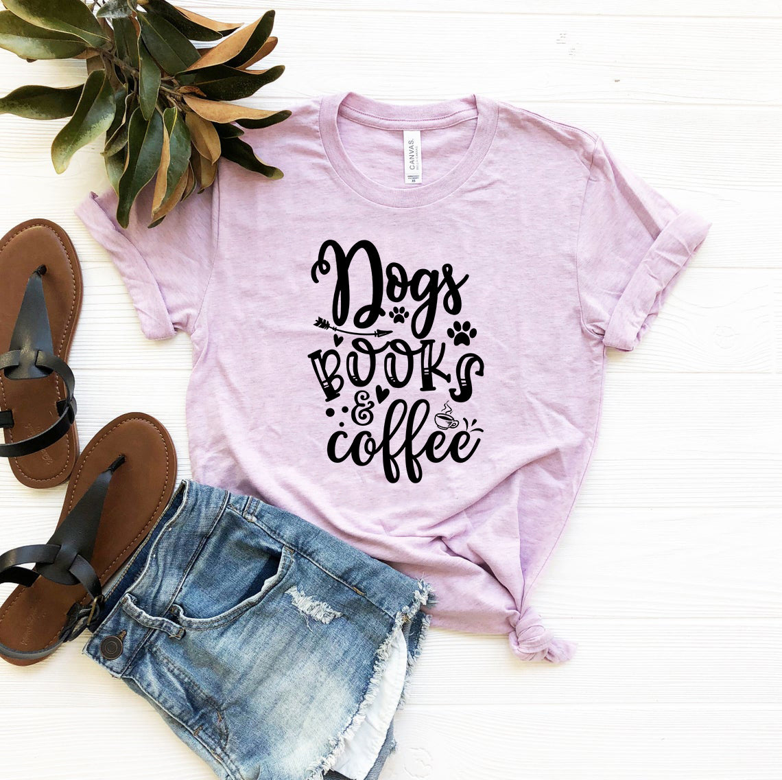 Dogs Books Coffee T-Shirt - Tampa Home & Garden Store