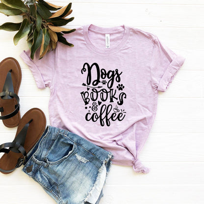 Dogs Books Coffee T-Shirt - Tampa Home & Garden Store