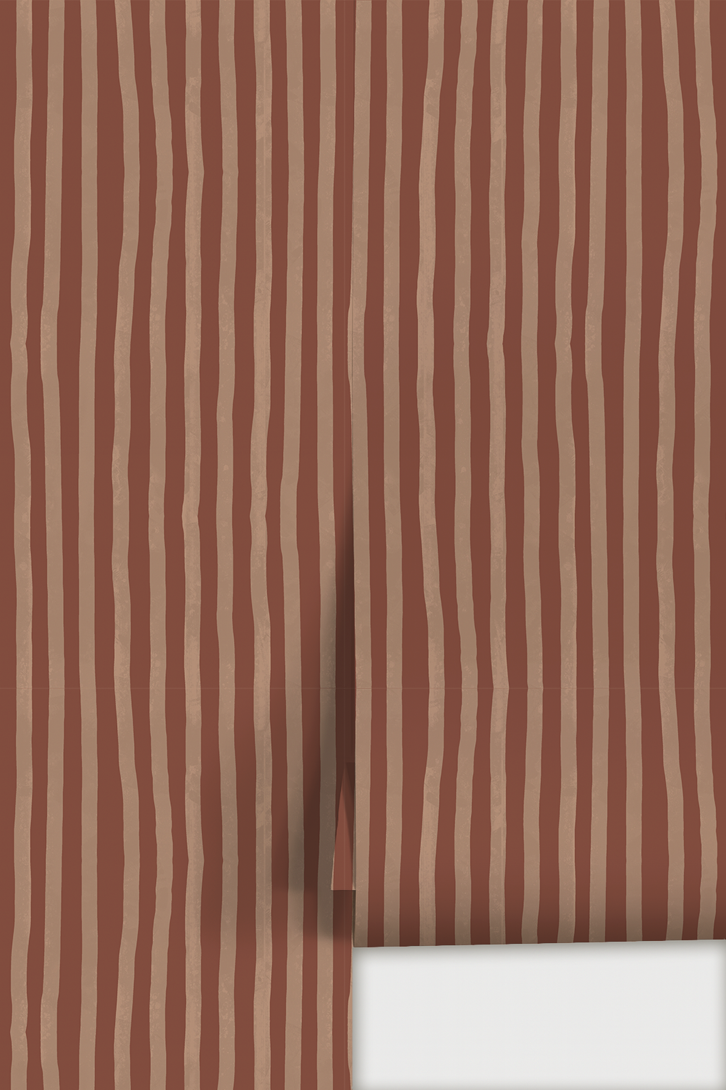 Dolce Stripe Wallpaper, brown and peach - Tampa Home & Garden Store
