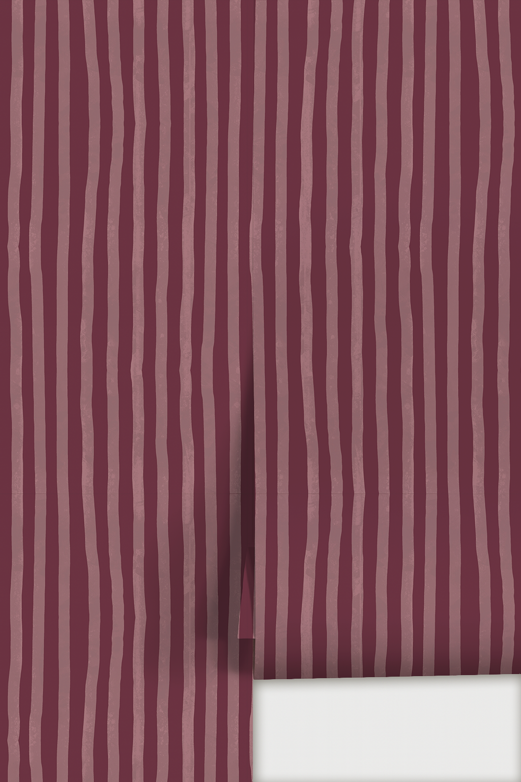 Dolce Stripe Wallpaper, eggplant and mauve - Tampa Home & Garden Store