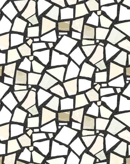 Dolce Terrazzo Wallpaper, black and white - Tampa Home & Garden Store