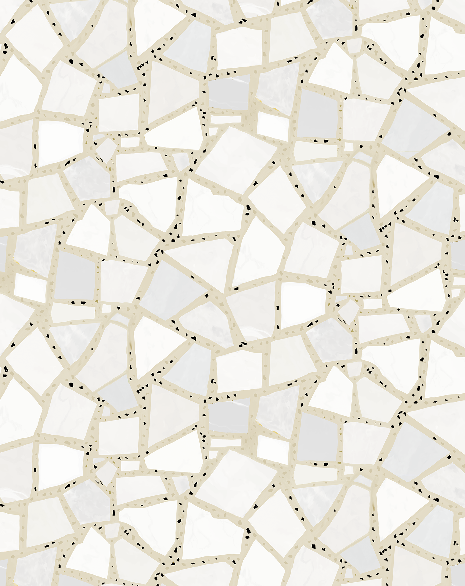 Dolce Terrazzo Wallpaper, tan - Tampa Home & Garden Store