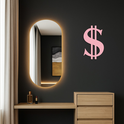 Dollar Sign Metal Wall Art – Money Symbol Modern Decor - KAFGP027 - Tampa Home & Garden Store