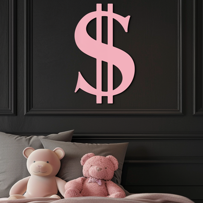 Dollar Sign Metal Wall Art – Money Symbol Modern Decor - KAFGP027 - Tampa Home & Garden Store
