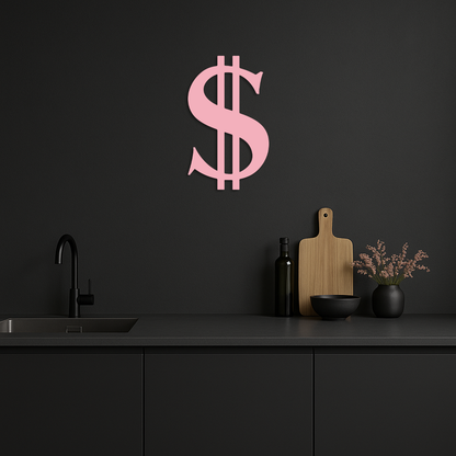 Dollar Sign Metal Wall Art – Money Symbol Modern Decor - KAFGP027 - Tampa Home & Garden Store