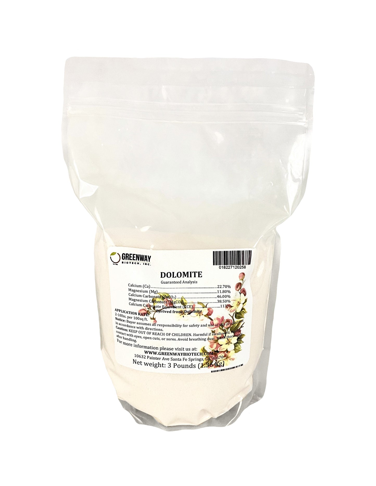Dolomite | Lime Powder PH Up - Tampa soil911.com