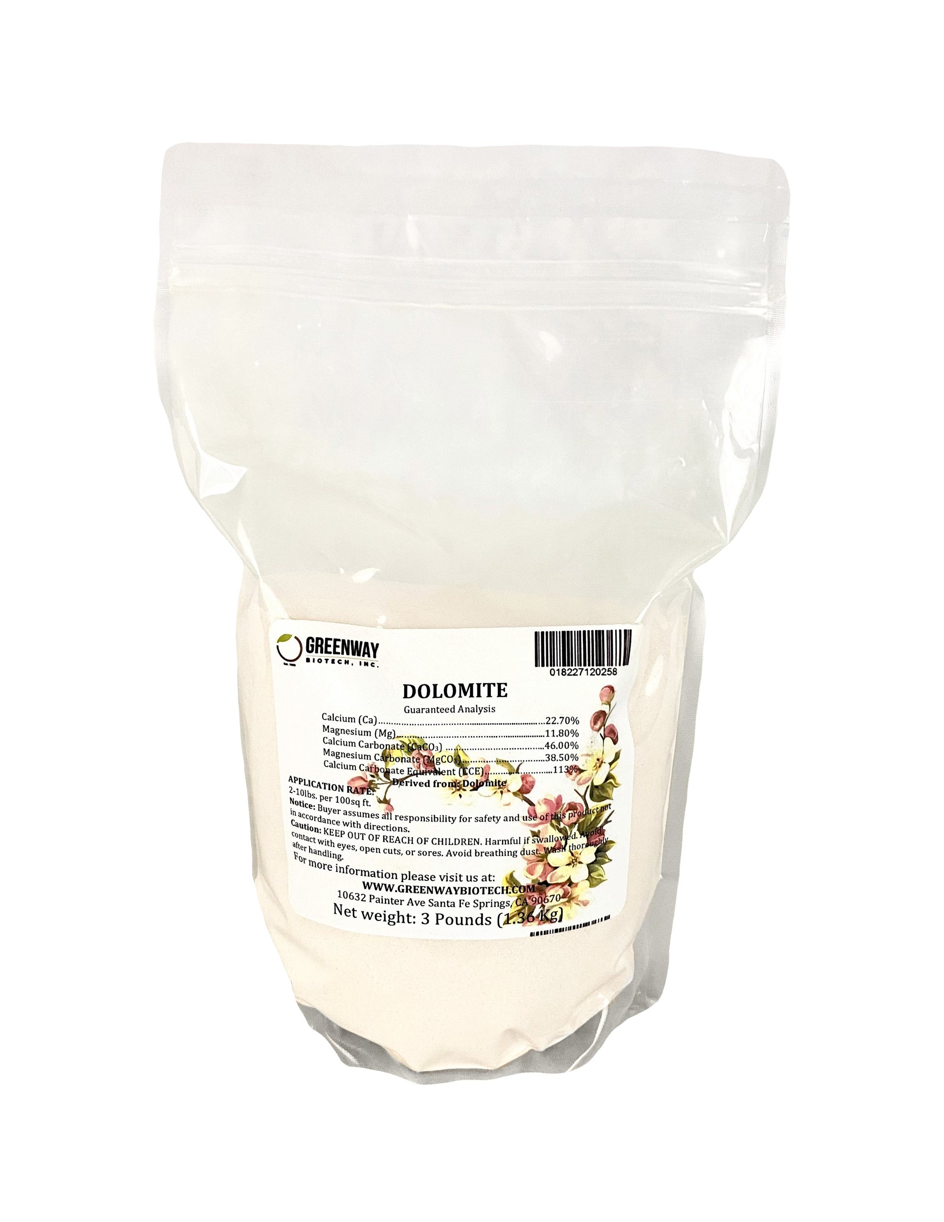 Dolomite | Lime Powder PH Up - Tampa soil911.com