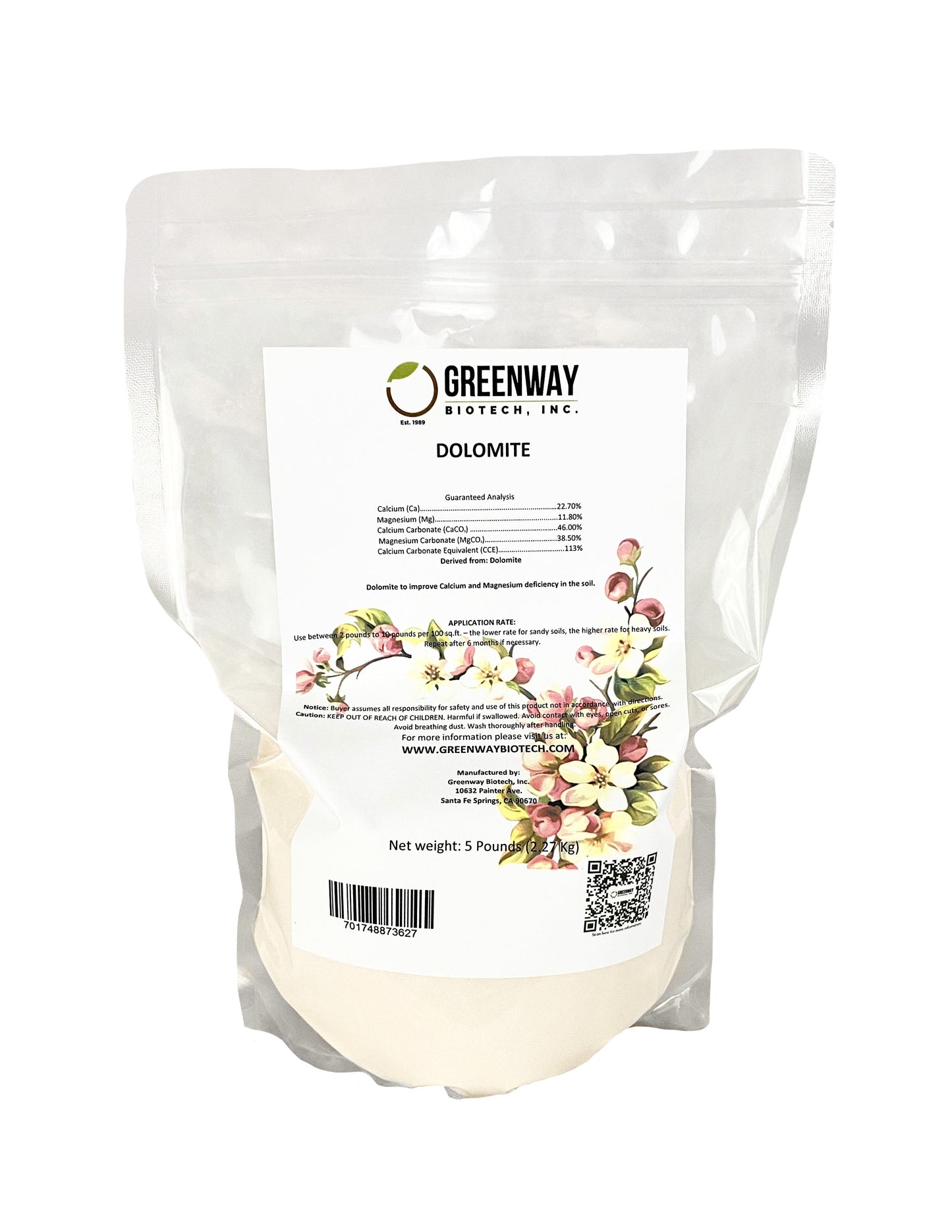 Dolomite | Lime Powder PH Up - Tampa soil911.com