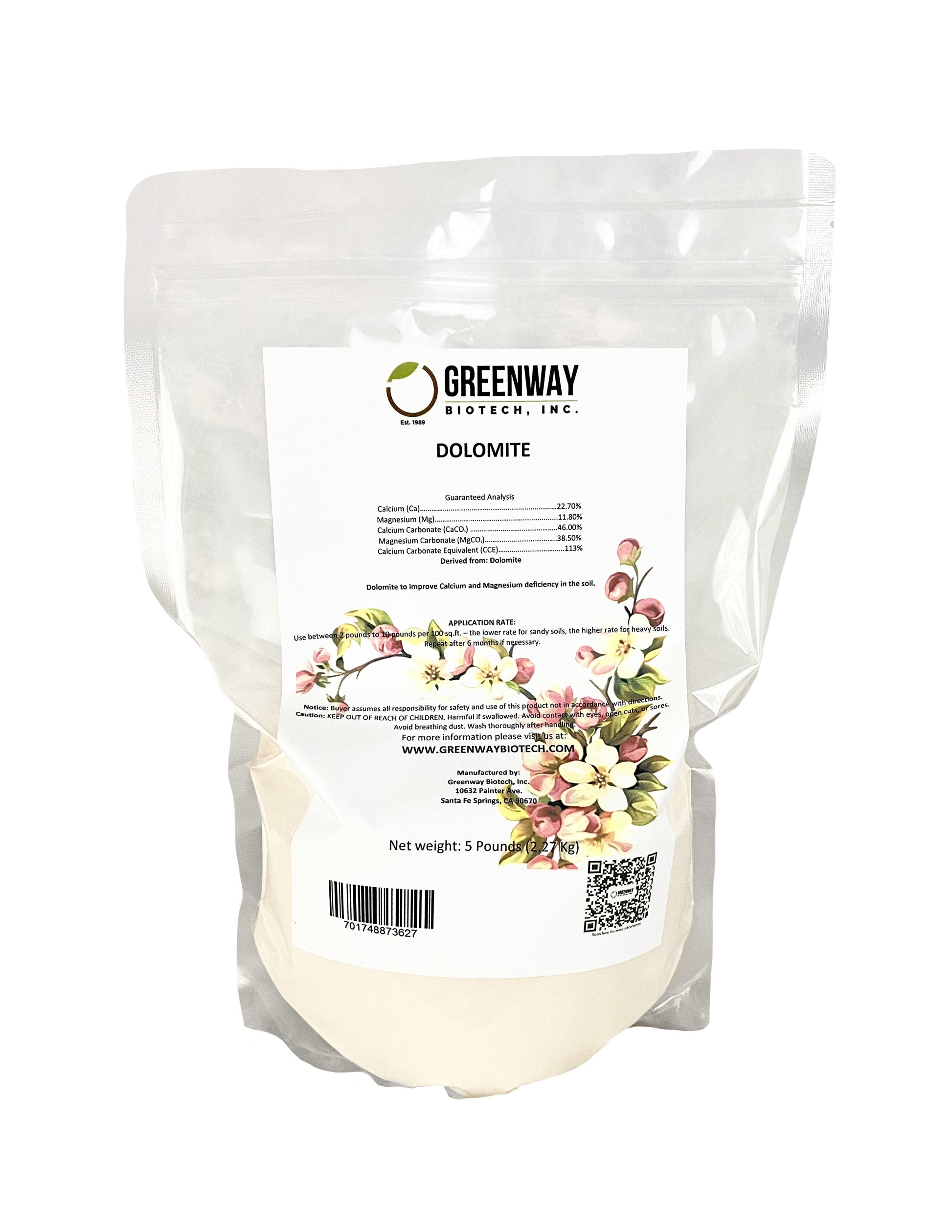 Dolomite | Lime Powder PH Up - Tampa soil911.com