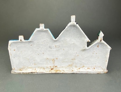 Door Stopper Shaped like Row of Houses. Vintage, Cast Iron Stopper. - Tampa Home & Garden Store