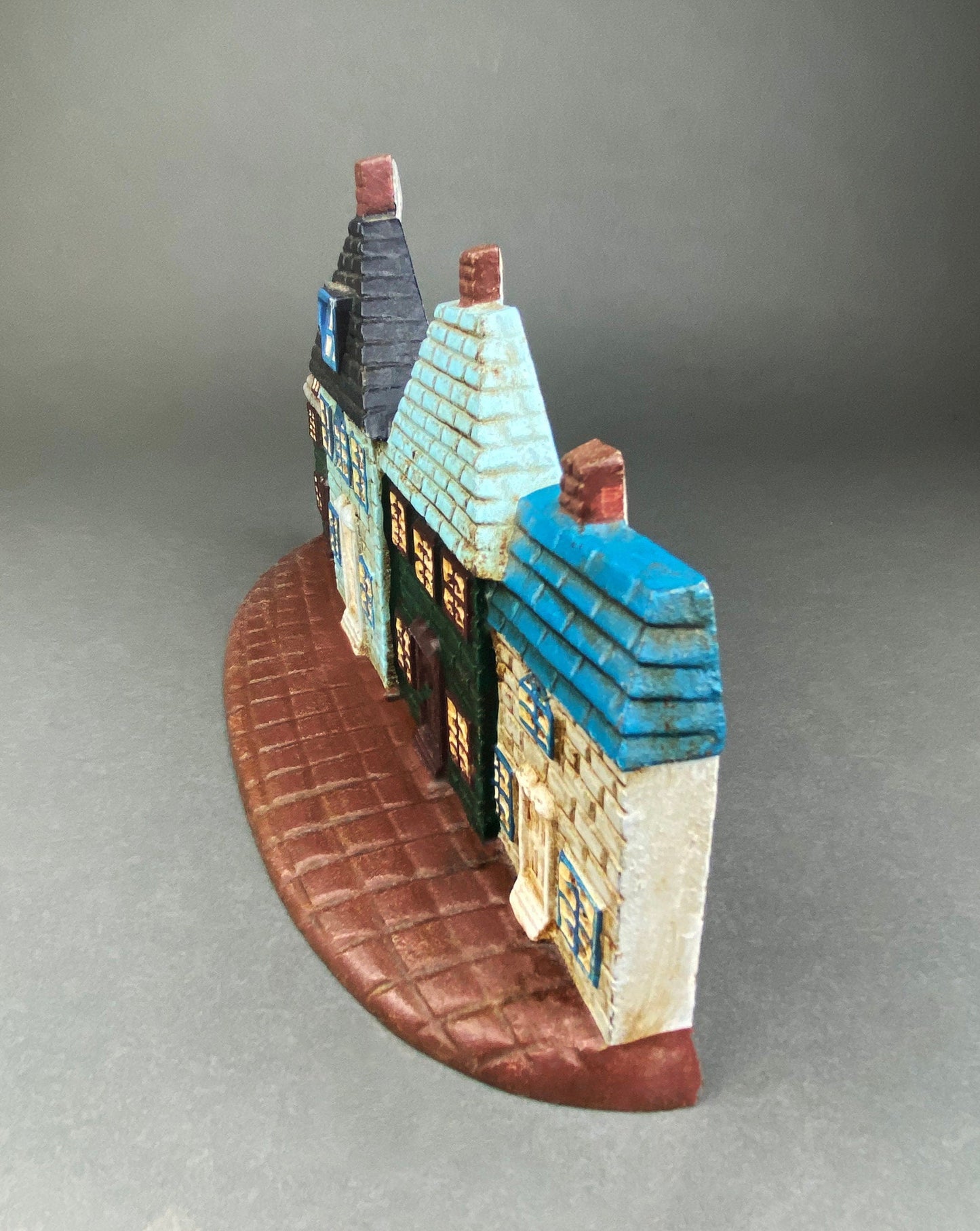 Door Stopper Shaped like Row of Houses. Vintage, Cast Iron Stopper. - Tampa Home & Garden Store