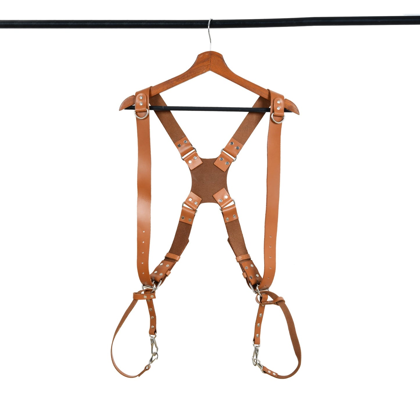 Double Camera Strap Harness- Tan Brown - Tampa Home & Garden Store