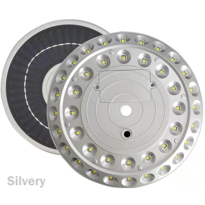 Double Row Solar Flagpole Top Light | 40 LED Automatic Flag Illumination - Tampa Home & Garden Store