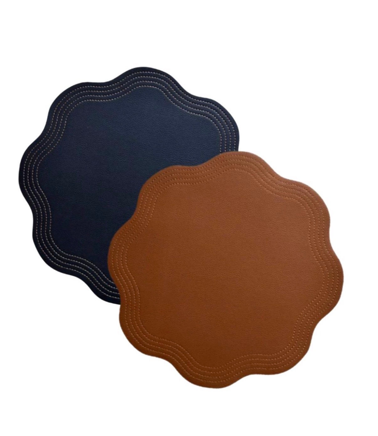 Double Sided Faux Leather Placemat - Tampa Home & Garden Store