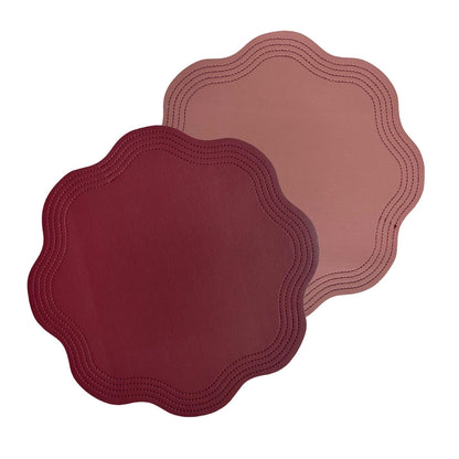 Double Sided Faux Leather Placemat - Tampa Home & Garden Store