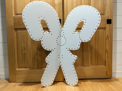 Double candy canes w/bow - Tampa Home & Garden Store