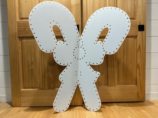 Double candy canes w/bow - Tampa Home & Garden Store