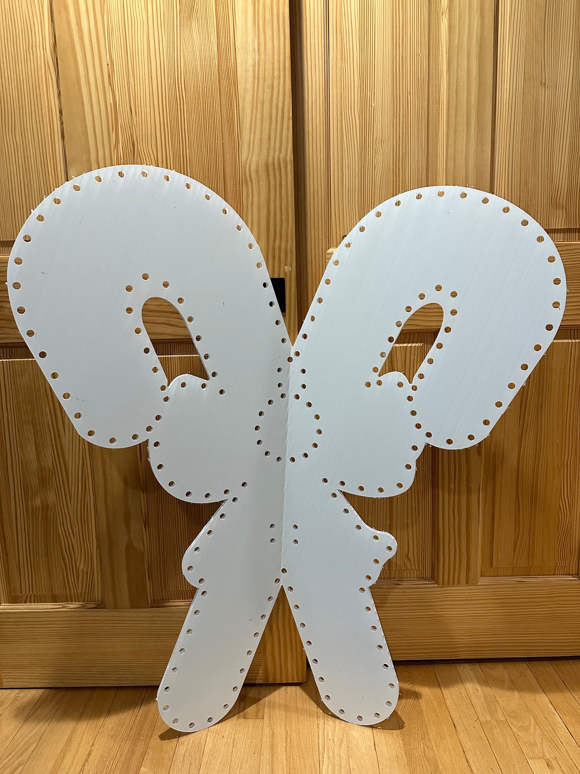 Double candy canes w/bow scored - Tampa Home & Garden Store