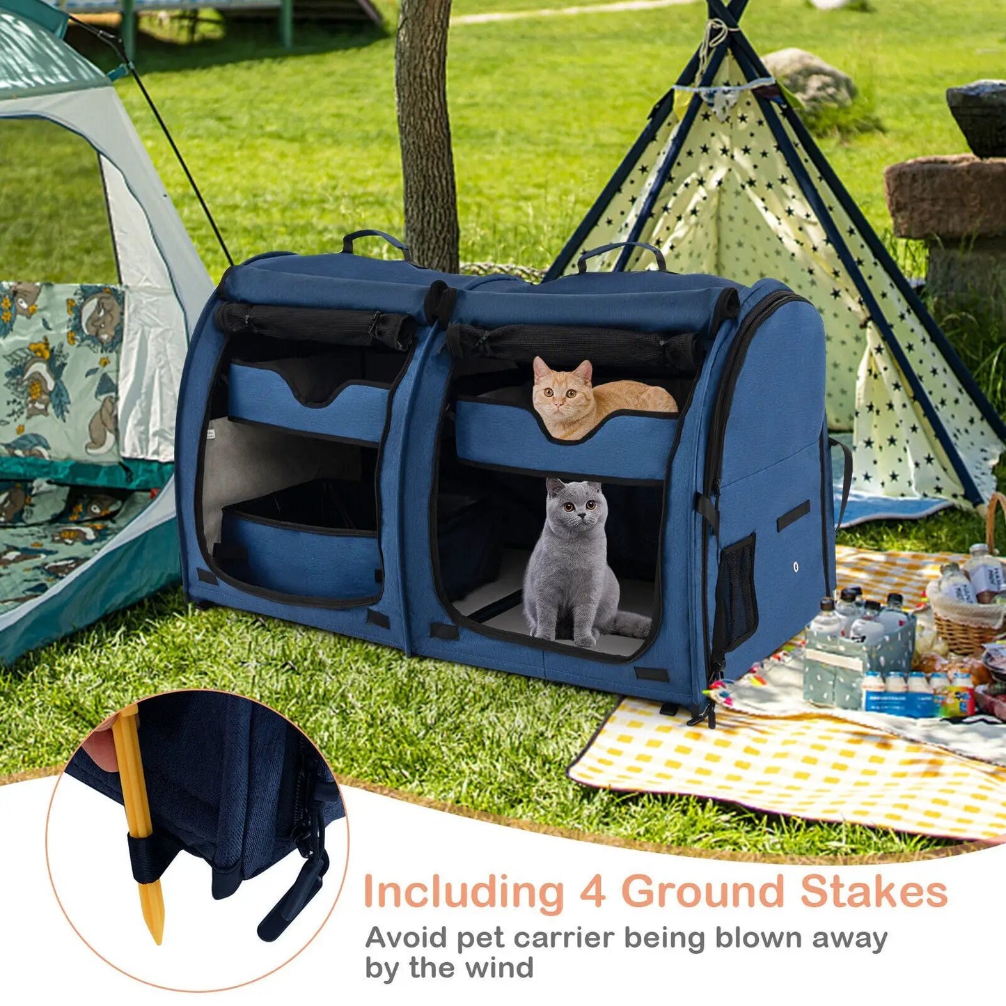 Garden Kneeler and Seat Foldable Stool with Foam