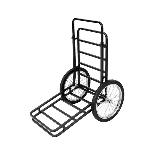 Double-Layer Deer Cart black metal frame with 20 inch rubber wheels GemGear hunting cart on Tampa Home & Garden Store