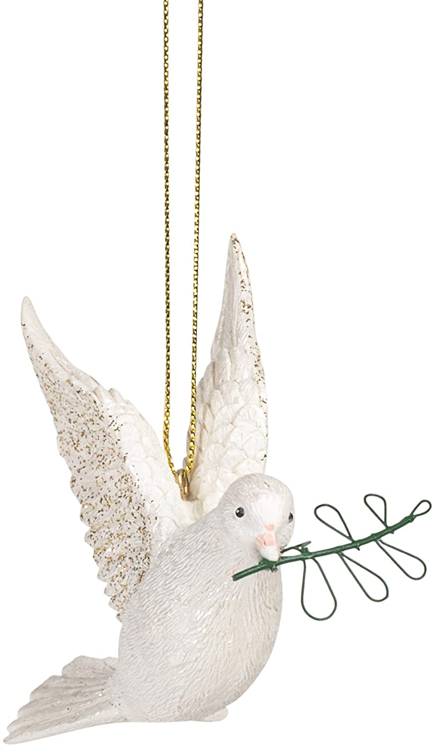 Dove with Olive Branch Ornament - Tampa Home & Garden Store