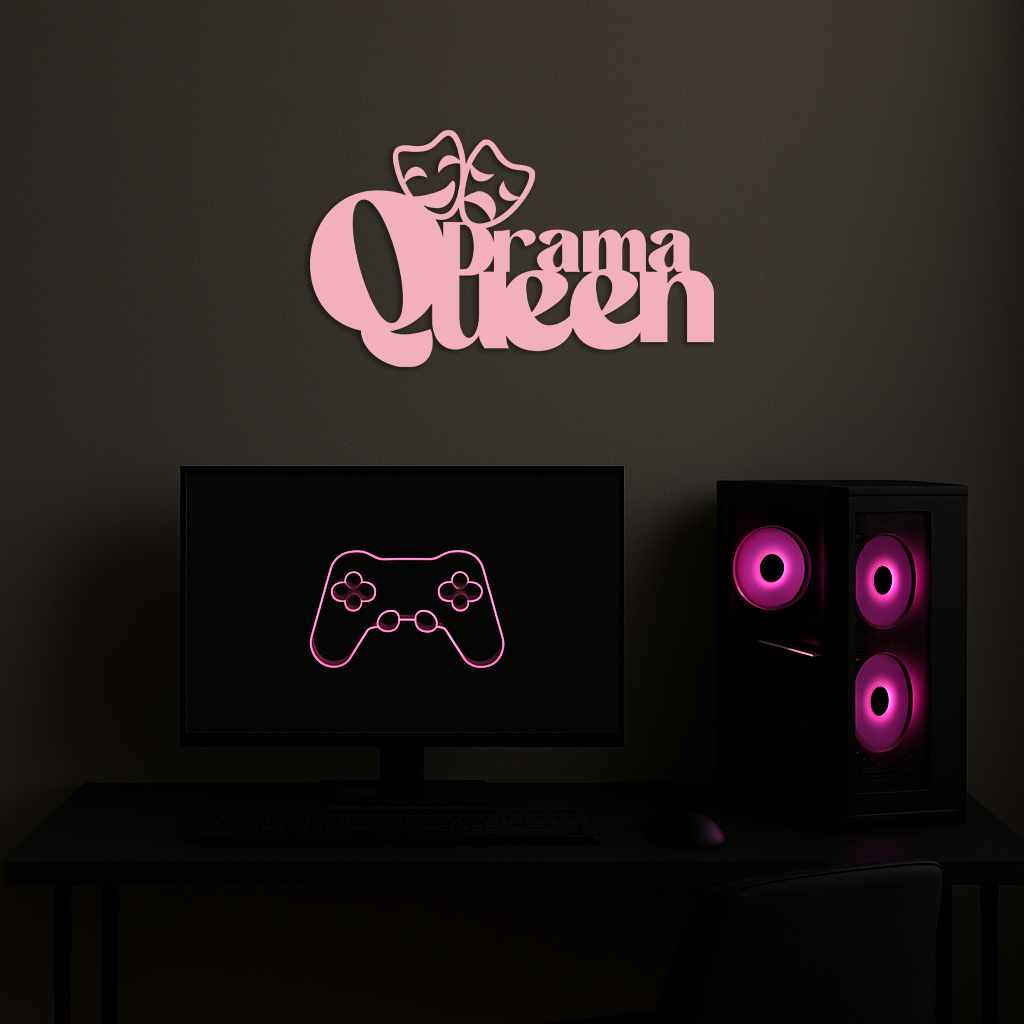 Drama Queen Metal Wall Art – Theatrical Comedy & Tragedy Mask Design - KAFGP093 - Tampa Home & Garden Store