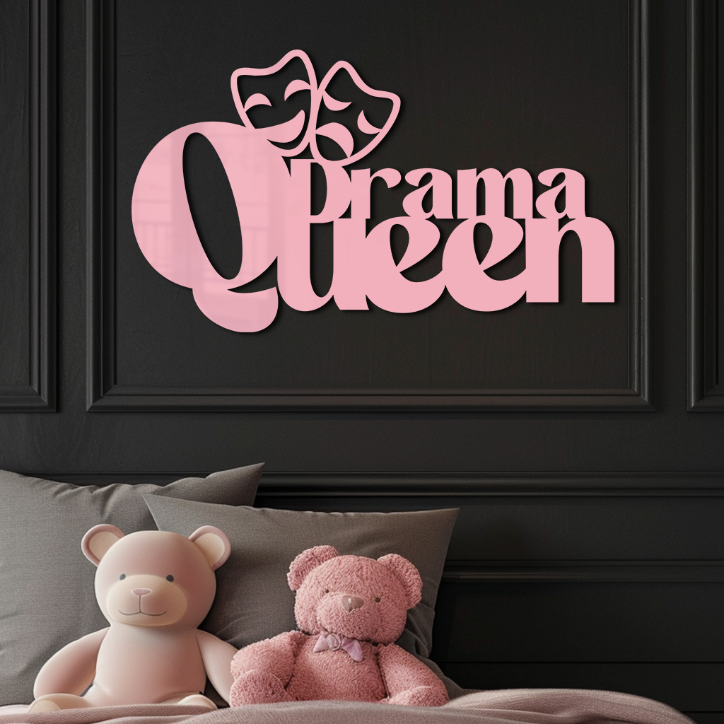 Drama Queen Metal Wall Art – Theatrical Comedy & Tragedy Mask Design - KAFGP093 - Tampa Home & Garden Store